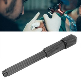 Tattoo Marker, Temporary Piercing Positioning Tool, Tattoo Pen Marker Pen, Professional Aluminium Alloy, Eyebrows, Eyeliner, Lips, Skin, Surgical Markers, (Black)