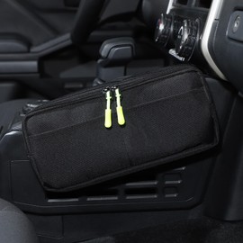 TOYCIDFG Center Console Side Pocket Storage Organizer Bag for Toyota Tacoma 2024 2025, Car Interior Organizer Accessories