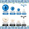 Blue White Vase Filler | 150PCS Pearls Bead for Centerpieces