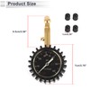 RATCHROLL 1 Pcs Universal Tire Pressure Gauge 60 PSI 2.76Inch