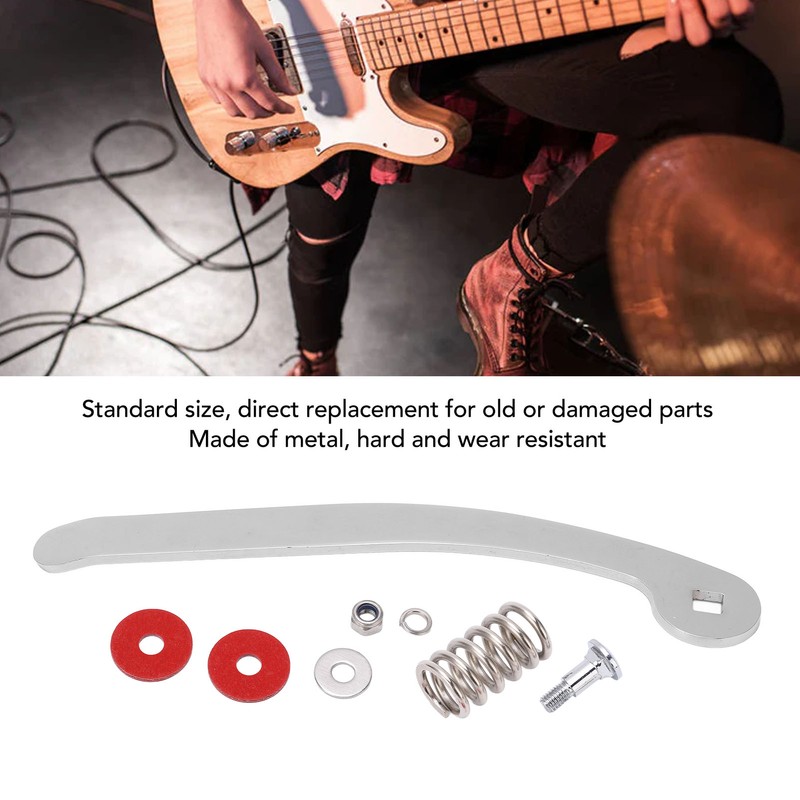 Metal Bridge Tremolo System Set Electric Guitar Vibrato Crank Lever