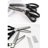 LIANHATA Pinking Scissors, Jagged Scissors, Stainless Steel, Mountain Shaped Pinking
