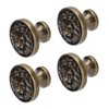 4Set Lion Head Zinc Alloy Cabinet Door Handle Modern Antique