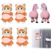 3D Shiba Inu Dog Belly Stickers, Cute Animal Big Belly