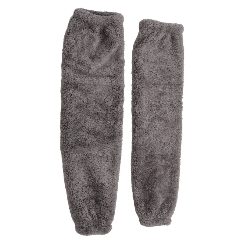 2pcs Plush Slipper Stockings Soft Warm Thickened Prevents Chilblain Over
