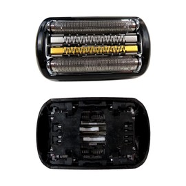 92B Series 9 Foil Cutter Head Shaver Head for Braun (92B) All Series 9 9290cc, 9291cc, 9370cc, 9293s, 9385cc, 9390cc, 9330s, 9296cc Black