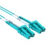 5-Pack CableRack 2.5m LC/LC 40/100GB Duplex 50/125 Multimode OM4 Fiber