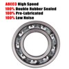 Donepart 608RS Ball Bearings ABEC3 High Speed Double Sealed Bearings