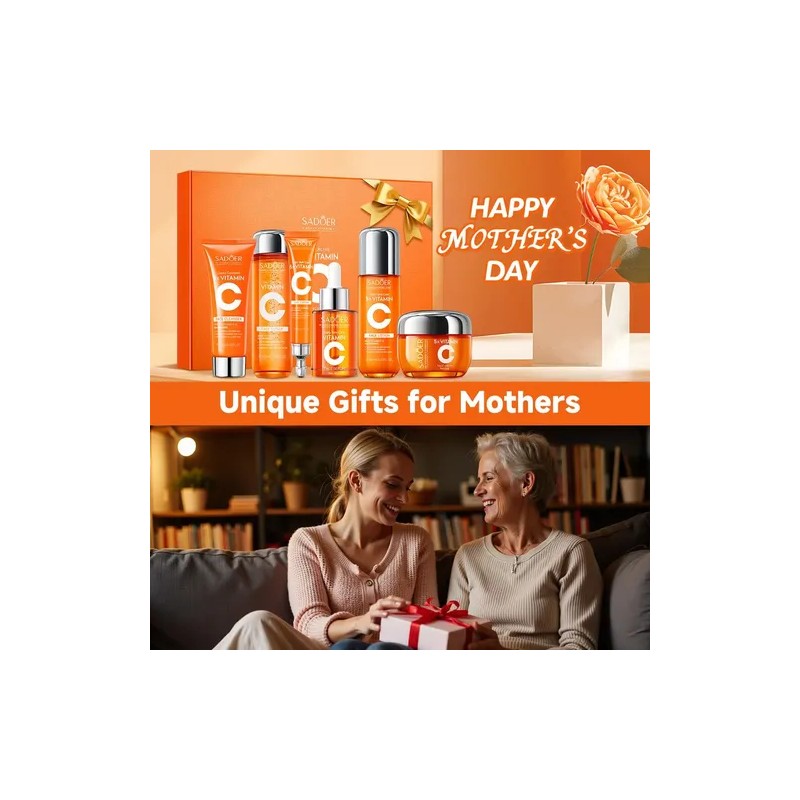 Skincare Set Uztuzt Hydrating W Vitamin C Niacinamide 6-p