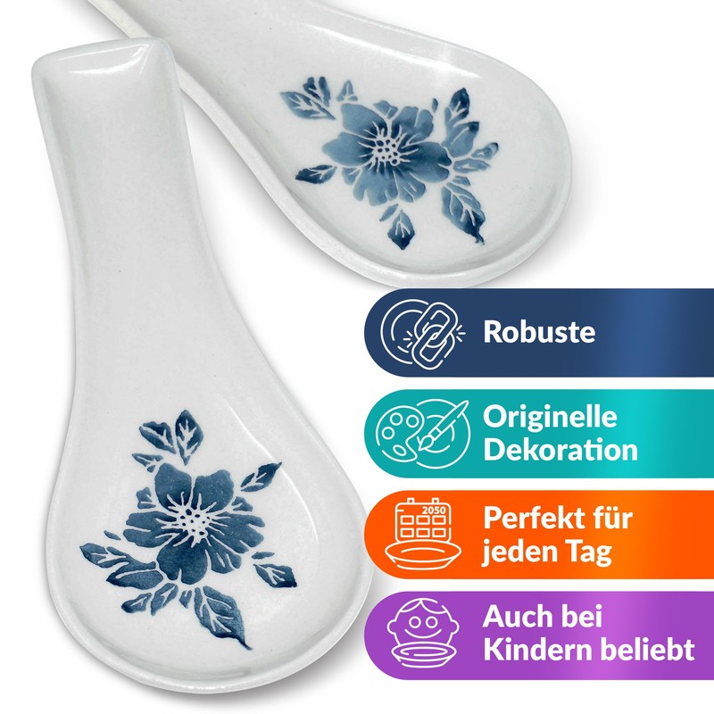 Lashuma 2 x Cooking Spoon Rests 27 x 10 cm