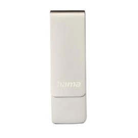 Hama USB 3.0 Rotate Pro - Memoria USB 3.0 (512 GB, 100 MB/s), Color Plateado