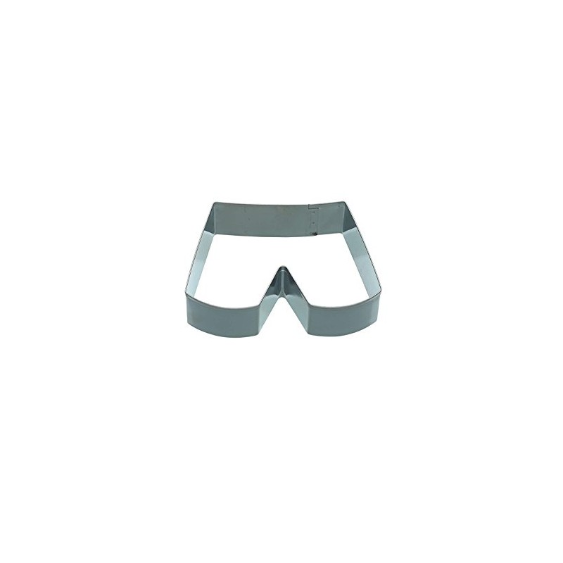 Kitchen Craft KC3568 Metal Cookie Cutter-Medium 9cm Shorts Design, Silver