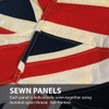 NWFlags Union Jack Hand Stitched Flag with Rope & Toggle
