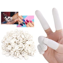 Finger Protector Rubber Fingertips 300pcs Latex Finger Cots Ultra-thin Safety Elastic Manicure Tool Tattoos Nail Art Beauty Salons