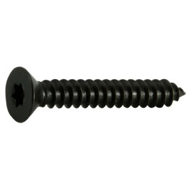 Unbranded #10 x 1-1/4" Black Steel Star Drive Flat Head Sheet Metal Screws (15 pcs.)
