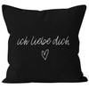 Cushion cover, I love you gift, cushion, cotton, MoonWorks®, 40cm