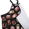 VAMSII Kimchi Lover Gift Kimchi Design Apron With Pockets Korean