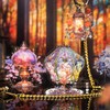 Zolarkar Floral and Stand Collage Material, 60 Pieces, Retro Lamp,