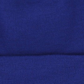 SHIPITNOW Men's or Women's Winter Hat Plain - Basic Knitted Hat without Bobble - 100% Acrylic Beanie - Simple and Classic Hats without Brand - One Size, darkblue