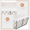 TOVINANNA Bread Serving Basket Liner Iron Wire Storage Basket for