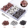 MUEYAN 31 pcs Nail Drill Bits Set with 210 Pieces