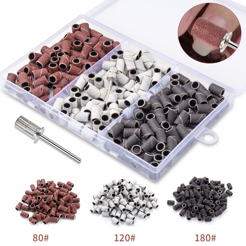 MUEYAN 31 pcs Nail Drill Bits Set with 210 Pieces