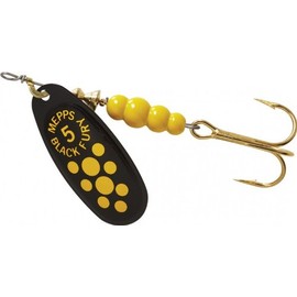 Mepp's Black Fury - Plain trbl, Yellow dot