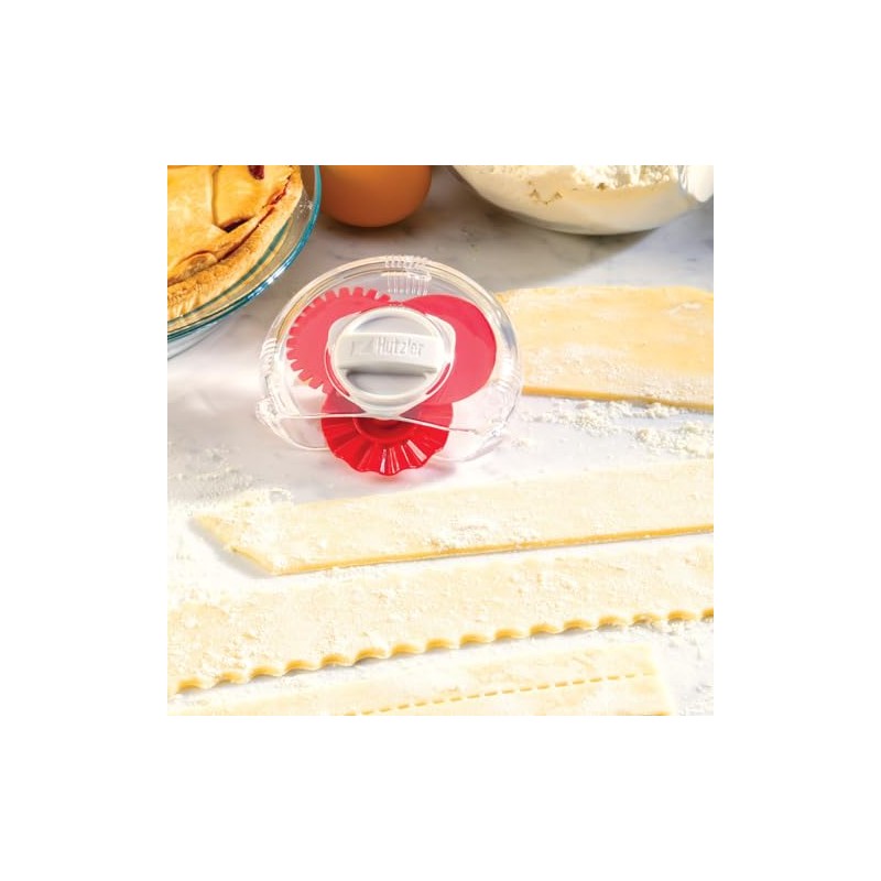 Hutzler Adjustable 3-in-1 Pastry Trimmer - Includes Straight, Fluted &