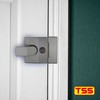 TSS Modern Non-Deadlocking Nightlatch, 40mm Backset, Complete with Rim Cylinder