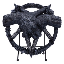 Nemesis Now, Black, Hold of Baphomet Hand Free Standing Plaque, 24.5cm