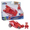 PJ MASKS F2133 Deluxe Vehicle Preschool Toy, Owl Glider Car