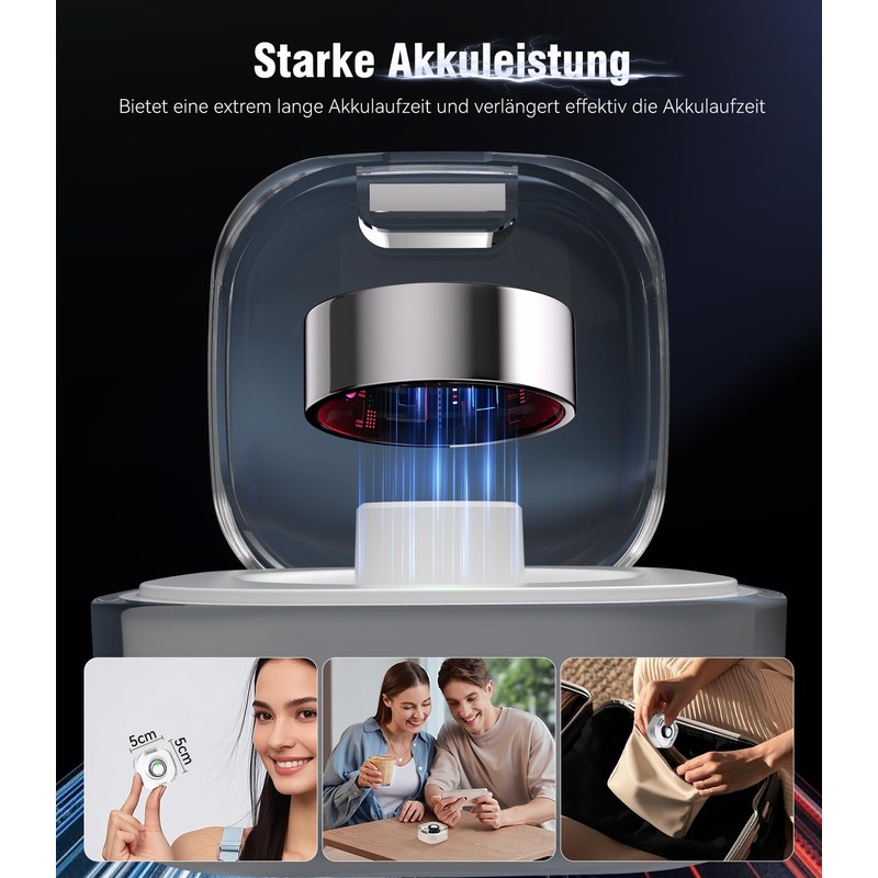 XSWCCJJ Smart Ring 6.0 & Wireless Charging Box【Industry No.1 -