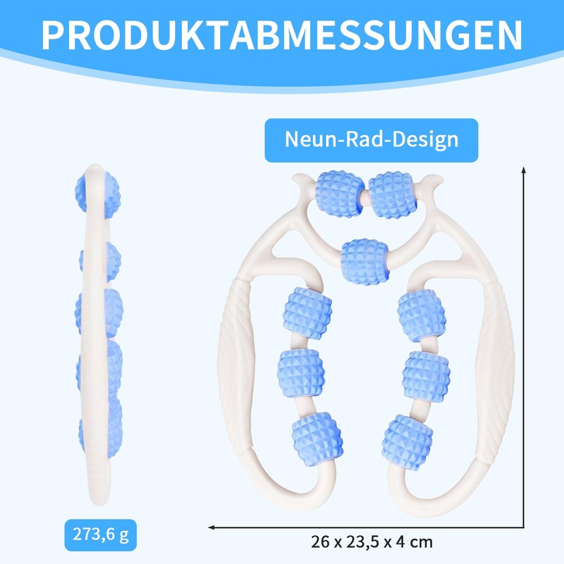 Massager, Massage Roller Legs, Massage Roller with Handle Leg, Manual