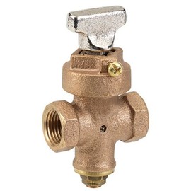 homewerks worldwide llc 225-2-1-1 1", Bronze, Threaded Ground Key Stop & Drain Valve