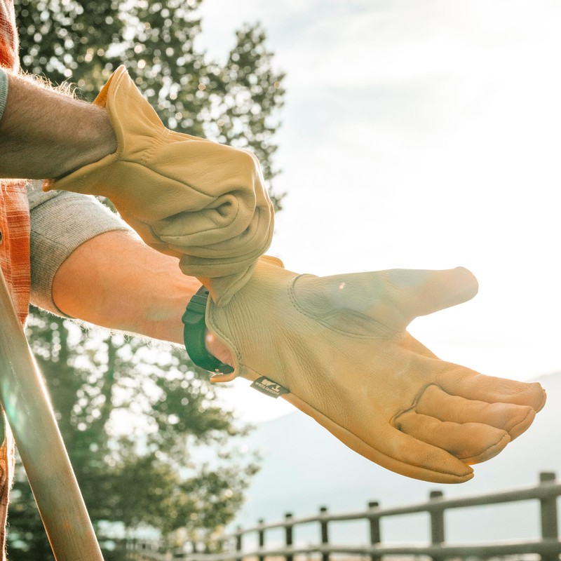 Wells Lamont Men’s Deerskin Leather Driving Gloves, 100% Full Grain