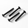 #6 x 1-1/4" (100 Pack) Flat Head Sheet Metal Screws