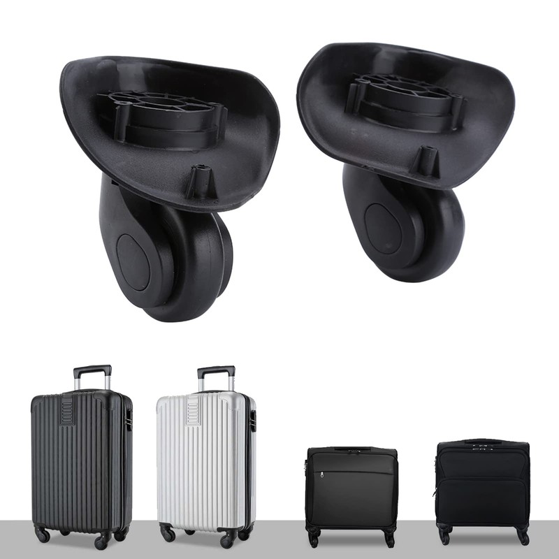 Suitcase Wheel, Flexible Replacement Luggage Wheels, 2 Pieces, Double Roller