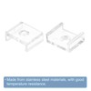 TOP-VIGOR 30Pcs LED Strip Light Clips, Mounting Bracket Fixing Clips