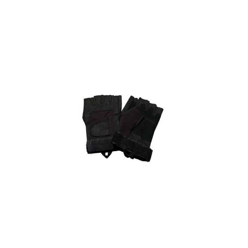BLACKHAWK Half Finger Tactical Gloves S.O.L.A.G Type Replica Black (M)