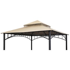 SCOCANOPY Replacement roof for Target Madaga Gazebo Model L-GZ136PST (Light Beige)