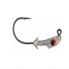 Bass Assassin Jigheads Red 0.11, Red Pumpkin, 1/16-Ounce