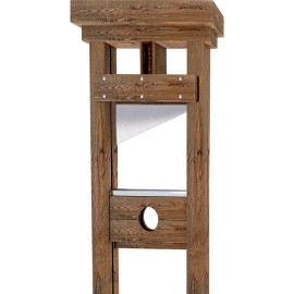 Wet Paint Guillotine 90in Paris France April 25 Execution Cardboard Cutout Standee Stand