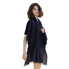 NUOHEMULE Cashmere Merino Wool Blend Shawl Wraps, 75"x27" Luxury Woven Travel Pashmina Shawls, All-Season Scarf for Women