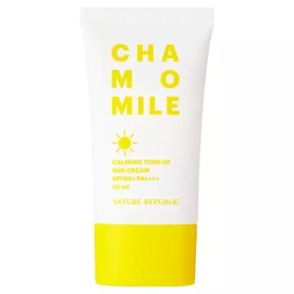 Nature Republic 네이처리퍼블릭 캐모마일 카밍 톤업 선크림 SPF50+ PA++++ 50ml 1개 [01_50ml × 1개] Nature Republic Chamomile Calming Tone-Up Sunscreen SPF50+ PA++++ 50ml 1 piece [01_50ml × 1 piece]