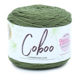 Lion Brand Yarn Coboo Yarn, Olive