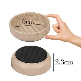 4pcs Chair Leg Floor Protectors, Castor Cups, Carpet Protector Cups, Furniture Cups, Castor Cups for Wooden Floors, for Chair Legs, Stool Legs, Table Legs, Sofa Legs, Living Room, Kitchen, Library Etc