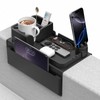 Couch Arm Cup Holder CLESOO Couch Arm Tray Anti-Slip Couch