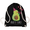 Mr. & Mrs. Panda Avocado Party Time Sports Bag, black