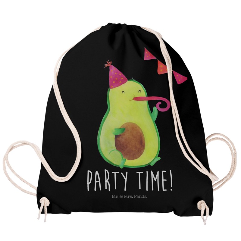 Mr. & Mrs. Panda Avocado Party Time Sports Bag, black