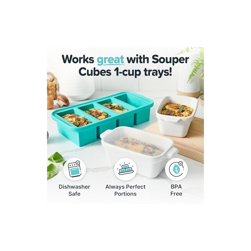 Souper Cubes Stoneware - Small Ceramic 5" x 3" Baking